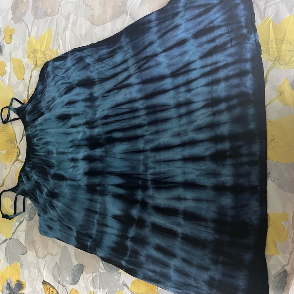 Raviya Blue Tie-Dye Mini Dress - Picture 7 of 10